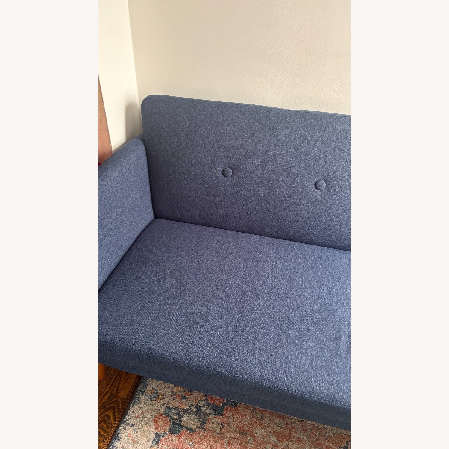 80.5" Wide Linen Convertible Sofa - image-2