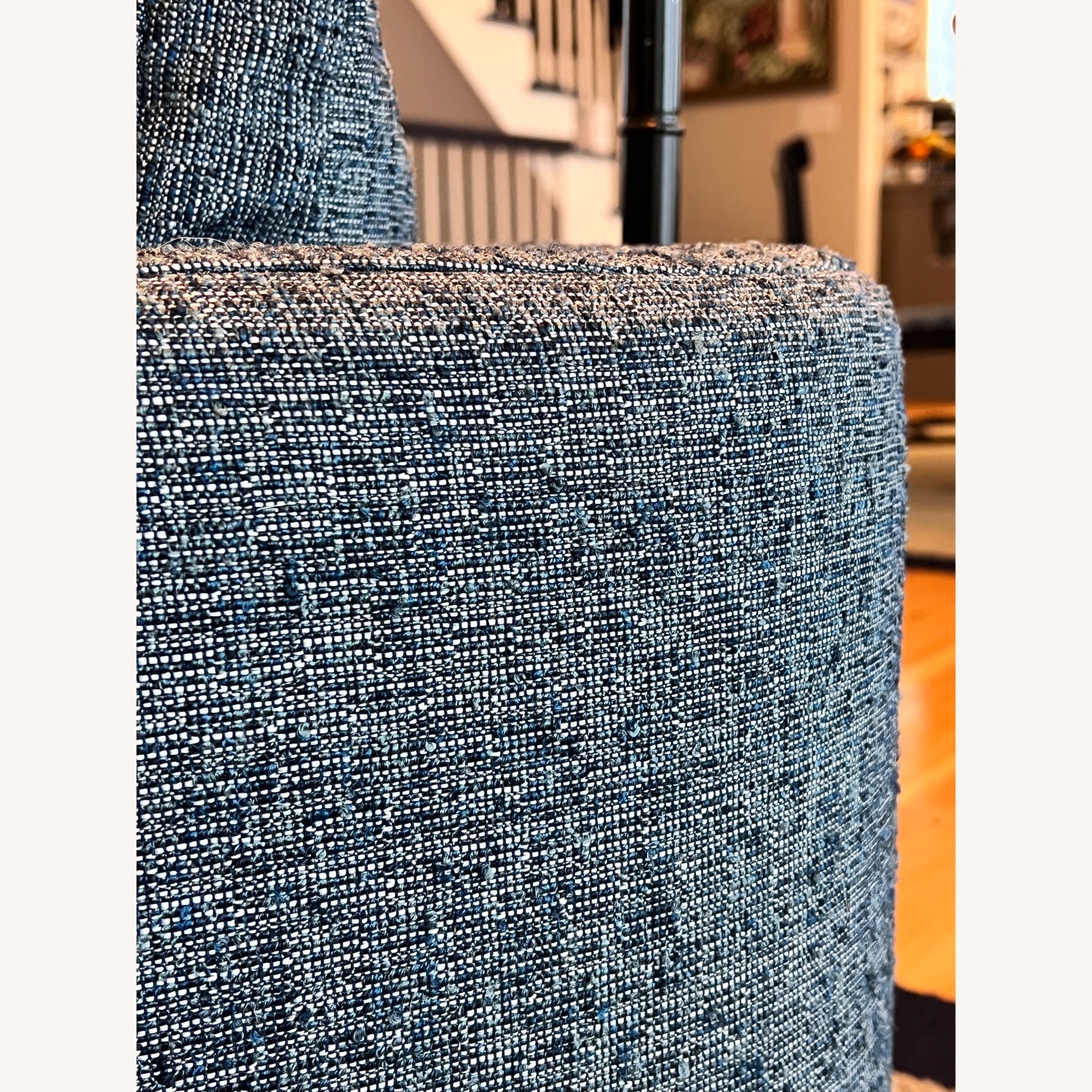 Curved Blue 2+ Piece Sectional - image-3