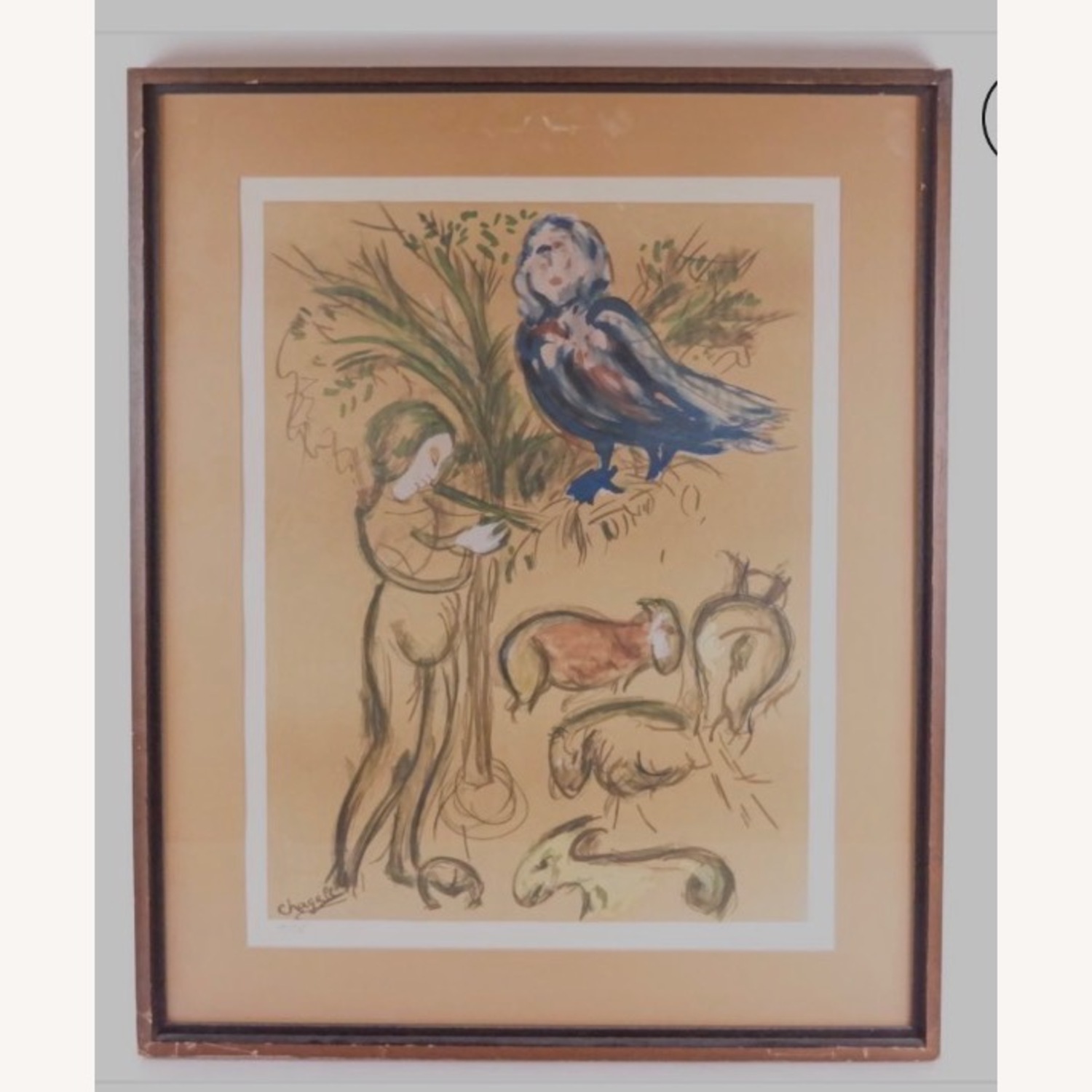 Marc Chagall The Flute Player - image-1