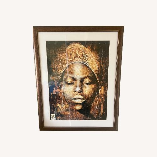 Used Portrait Woman's Face Wall Art  for sale on AptDeco