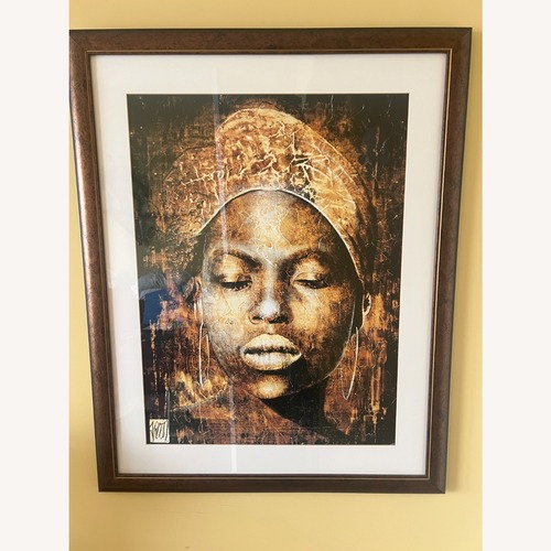 Used Portrait Woman's Face Wall Art  for sale on AptDeco