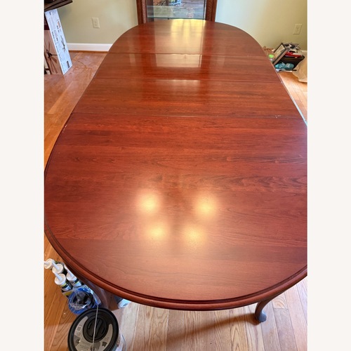 Used Henkel Harris Queen Anne Wood Dining Table for sale on AptDeco