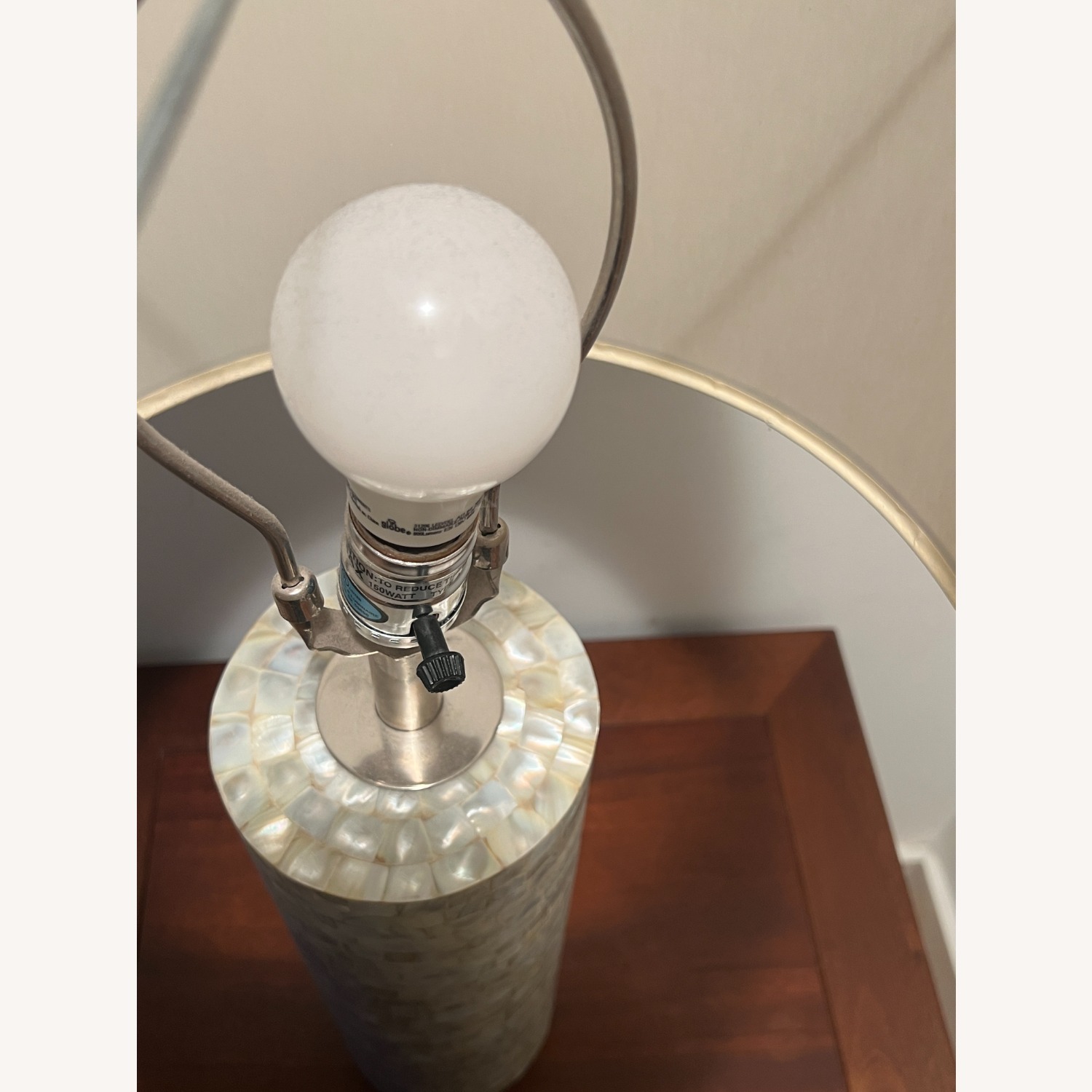 Crate & Barrel Shell Table Lamp - image-2