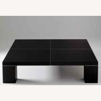 Ligne Roset Contours Ebony Oak Coffee Table