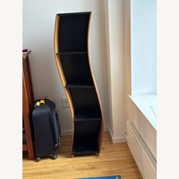 Wavy Wooden Display Shelf