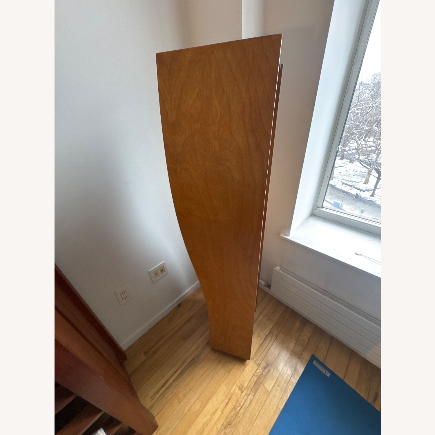 Wavy Wooden Display Shelf - image-2