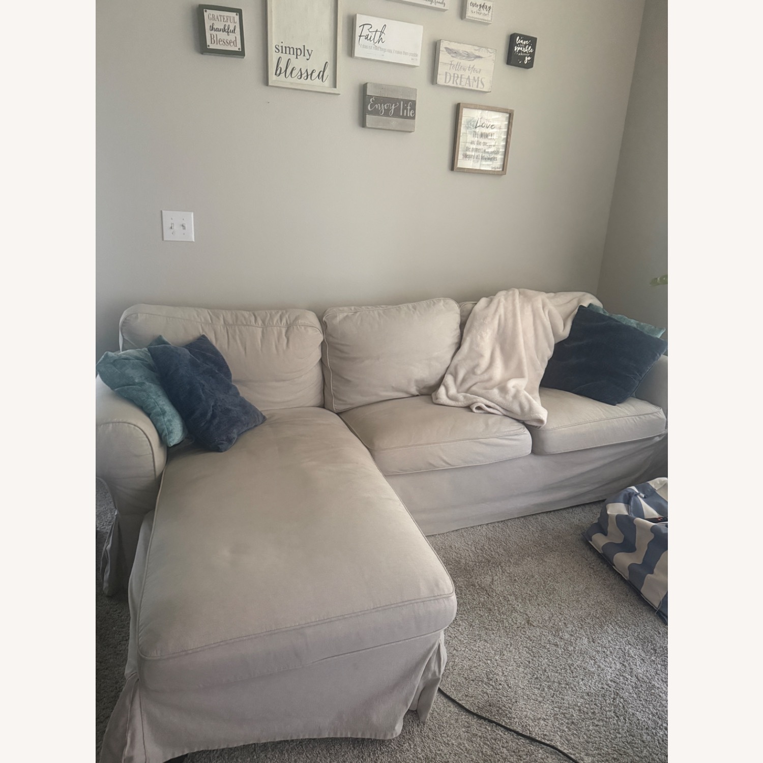 IKEA Ektorp Small Sectional Sofa - image-1