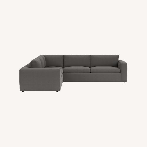 Used Room & Board Dark Gray Fabric 3+ Piece Sectional for sale on AptDeco