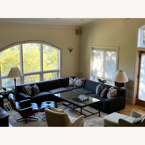 Used Room & Board Dark Gray Fabric 3+ Piece Sectional for sale on AptDeco