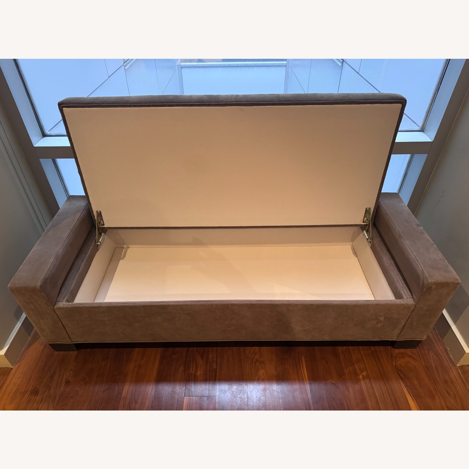 Crate & Barrel Storage Day Bench - image-2