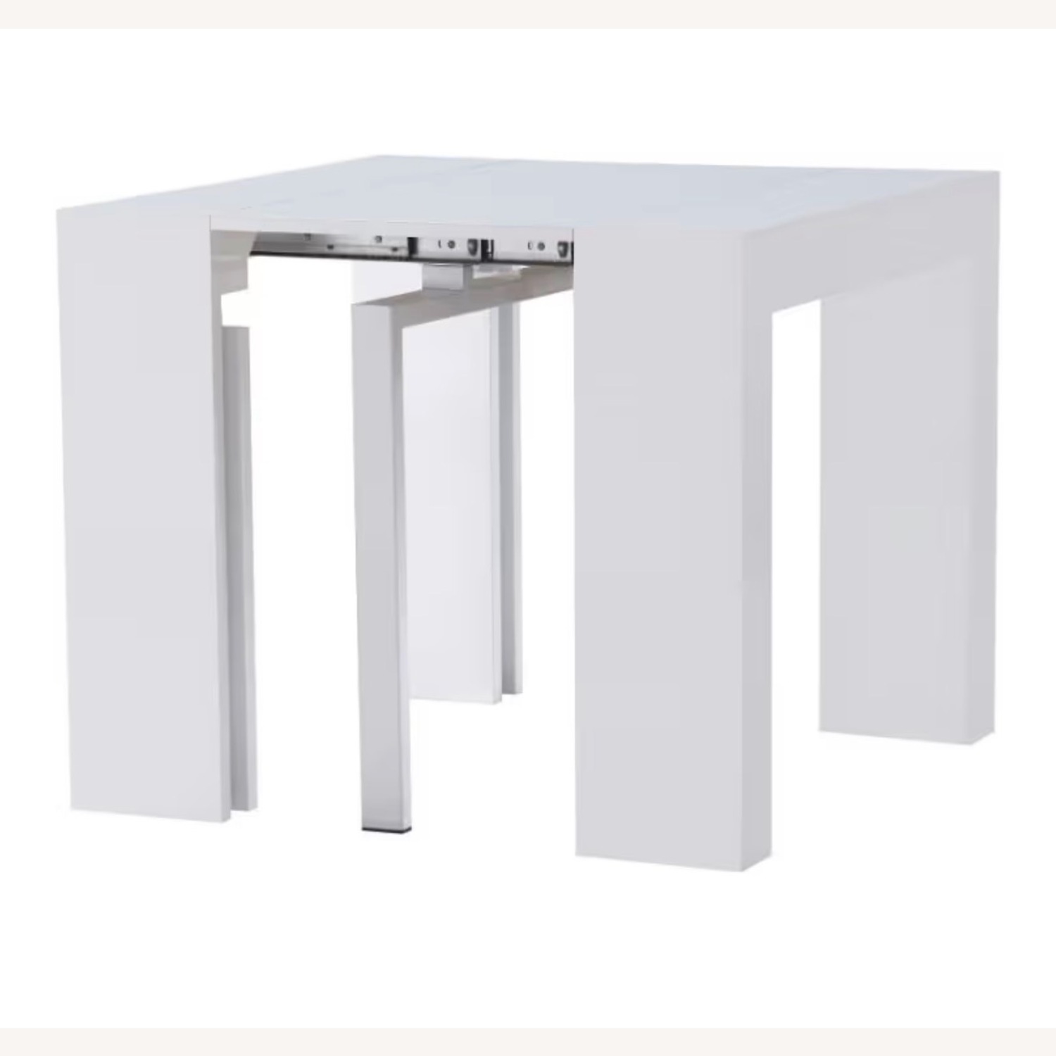 Maxmindecor White Lacquer Dining Table - image-7