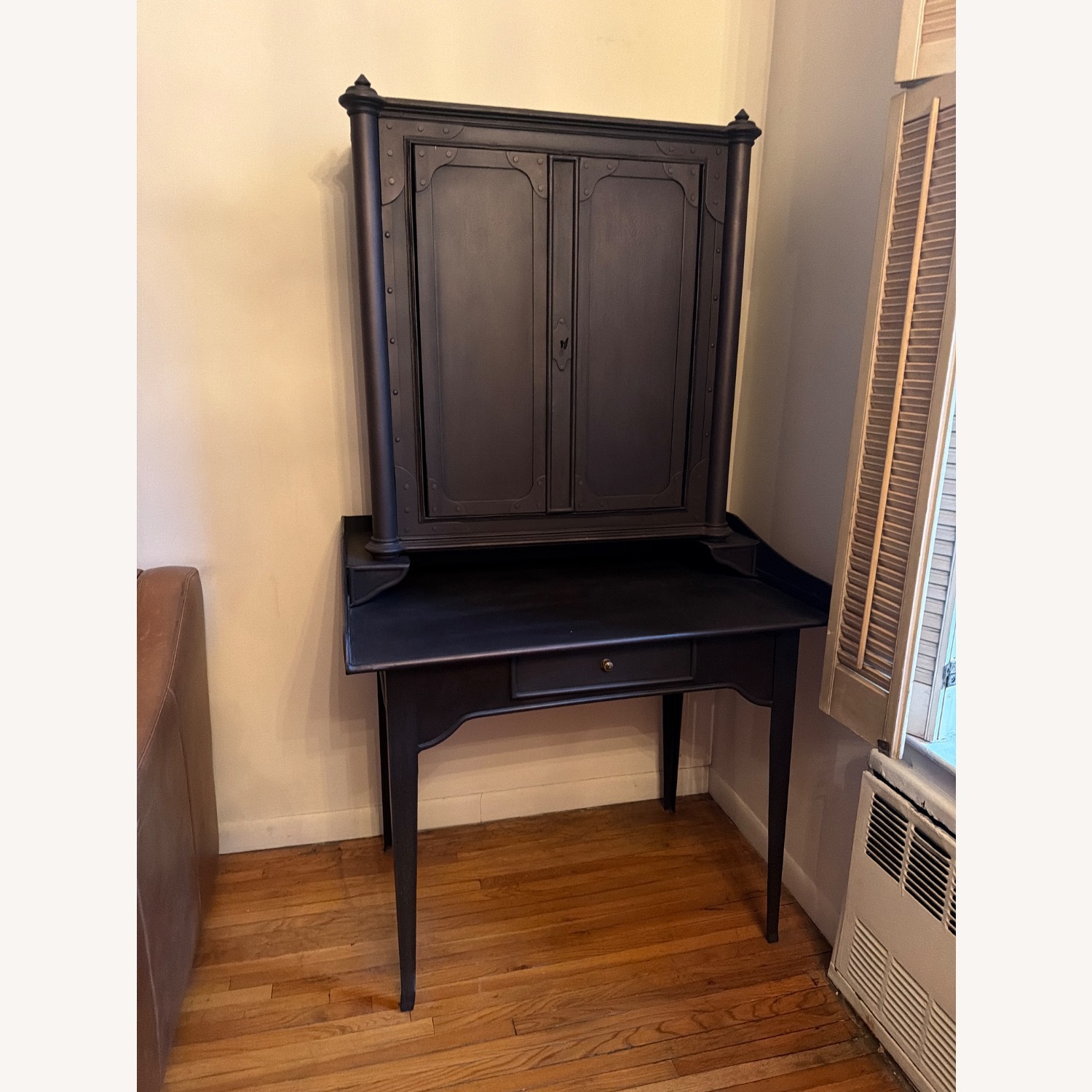 Restoration Hardware French Industrial Secretary Desk - image-1