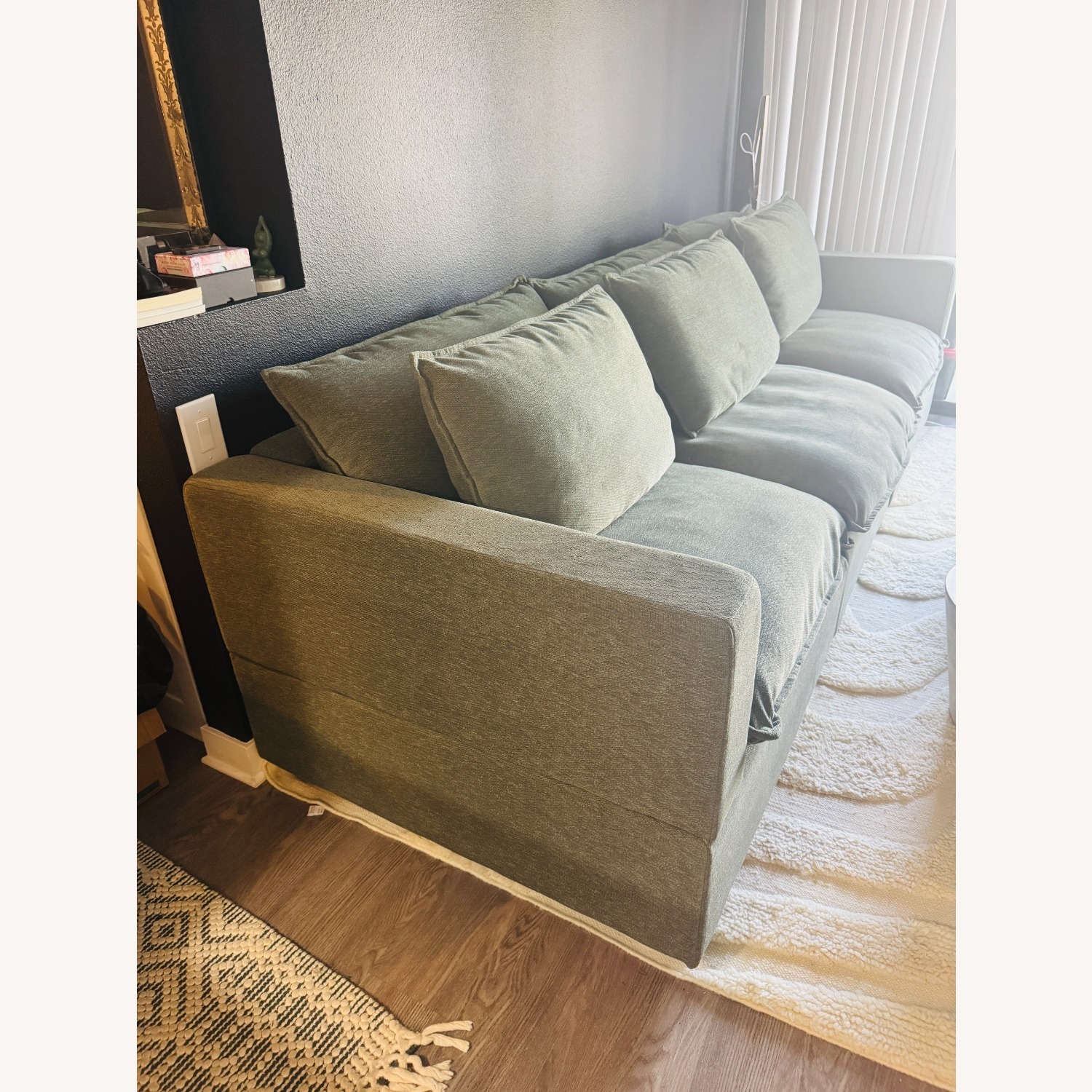 Albany Park Spruce Green Kova 3+ Piece Sectional - image-3