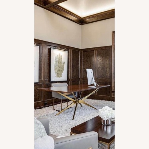 Used Restoration Hardware Dark Brown Dining Table for sale on AptDeco