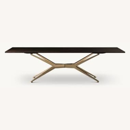 Used Restoration Hardware Dark Brown Dining Table for sale on AptDeco