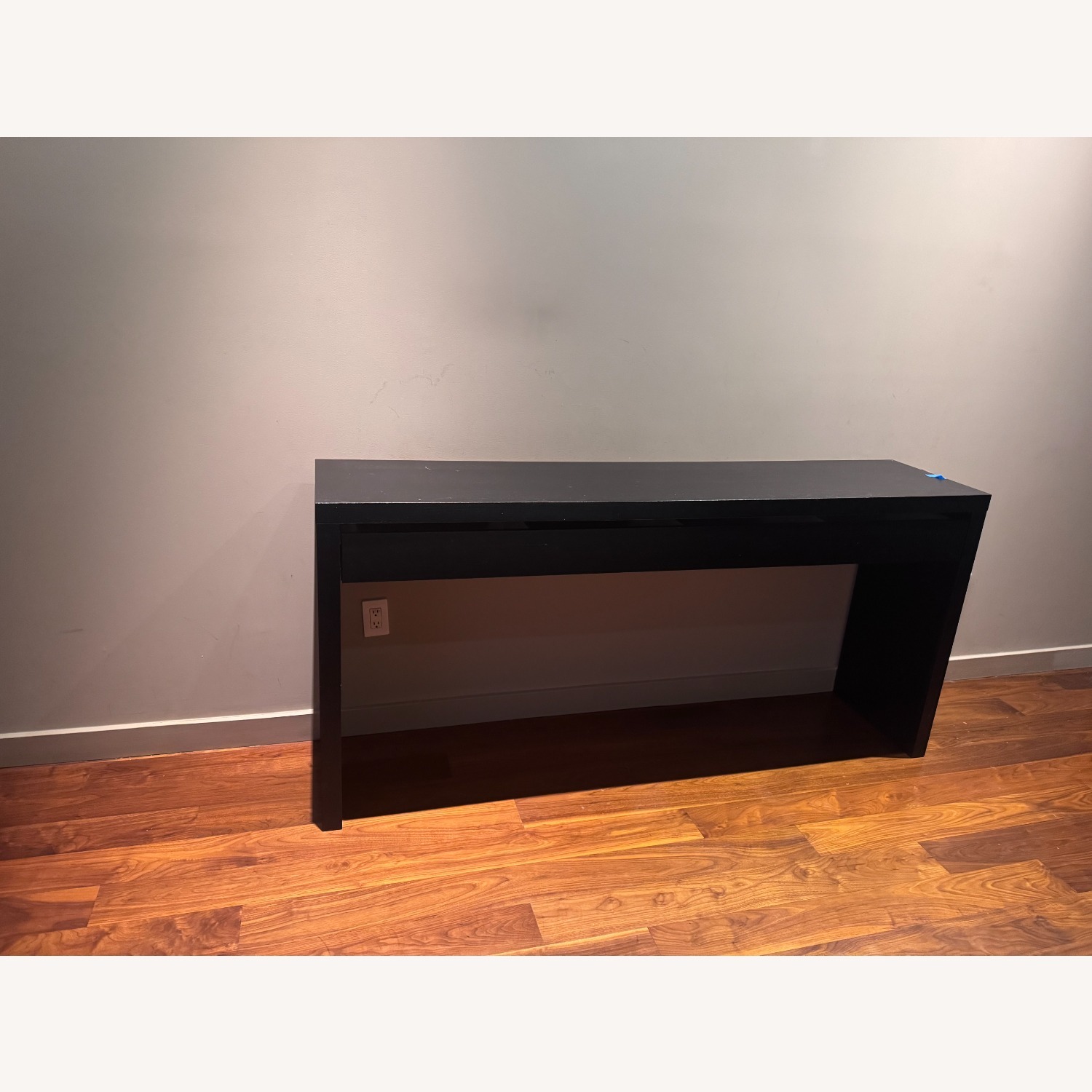 IKEA Malm Black Wood Dressing Table  - image-1