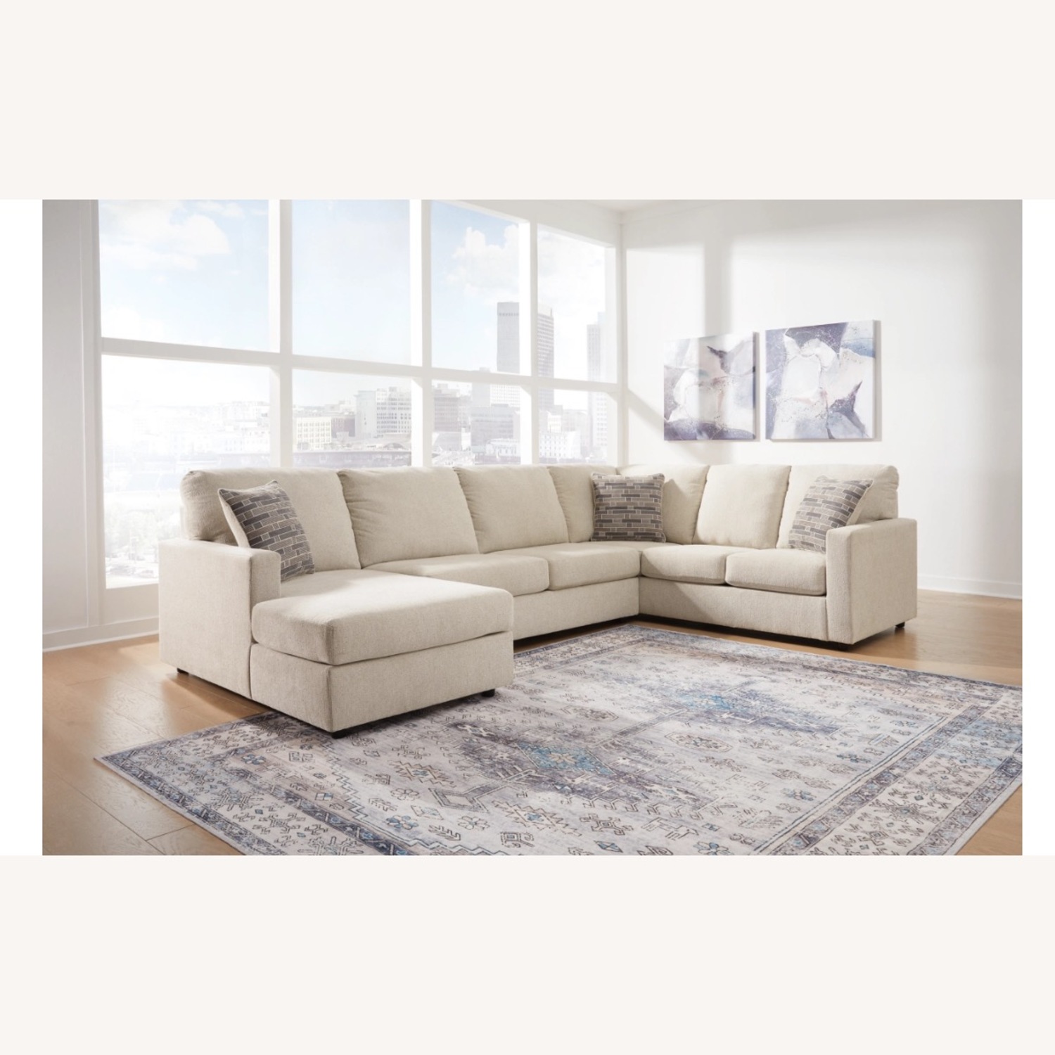 Edenfield Linen Sofa - image-3