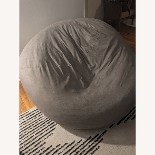 Used Gray Beanbag Chair for sale on AptDeco