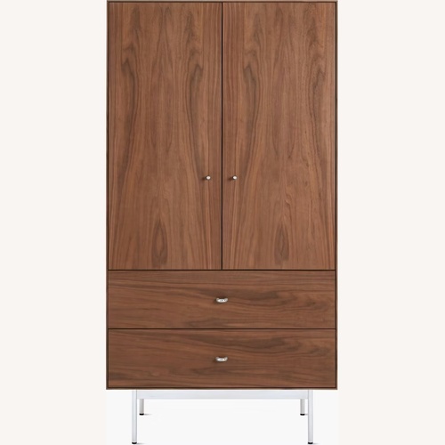 Used Design Within Reach Loop Armoire in walnut for sale on AptDeco