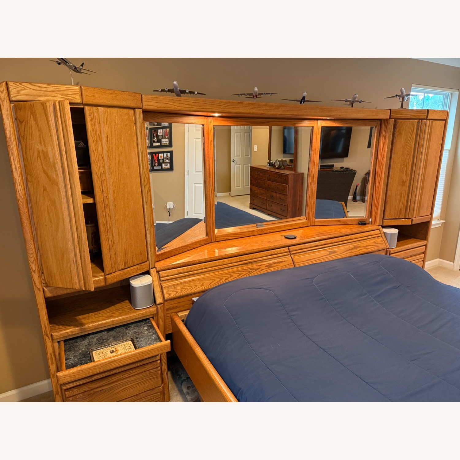 Cal. King Bed Wall Unit - image-4