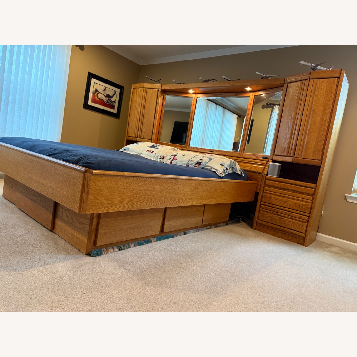 Cal. King Bed Wall Unit - image-2