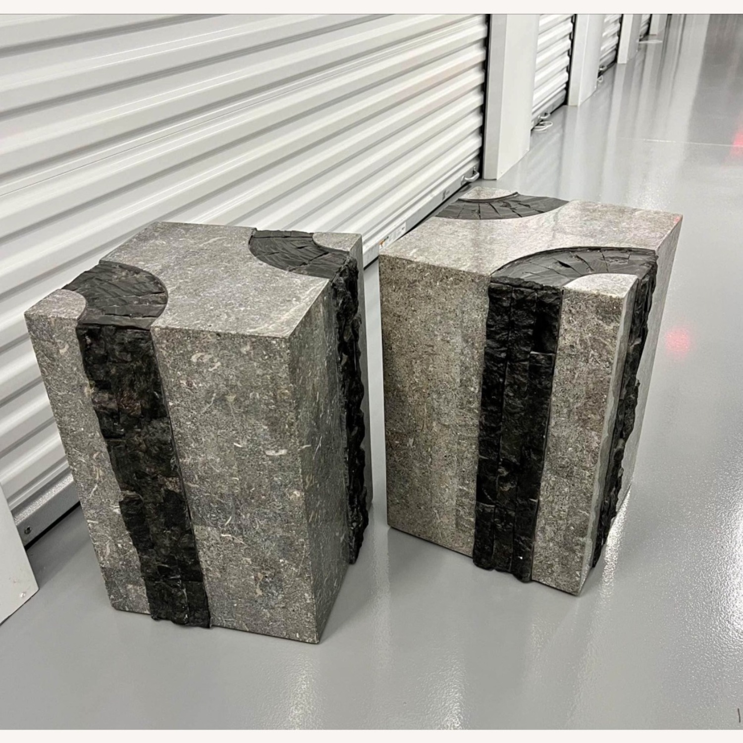 Maitland-Smith Dark Gray Side Tables - image-2