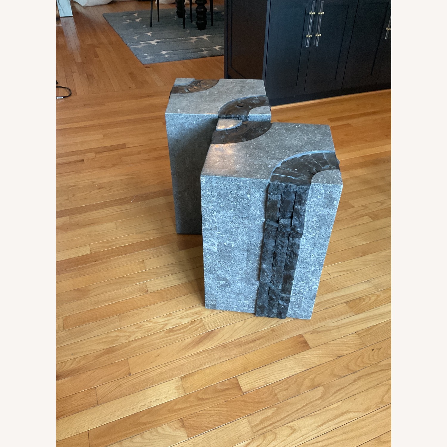 Maitland-Smith Dark Gray Side Tables - image-3