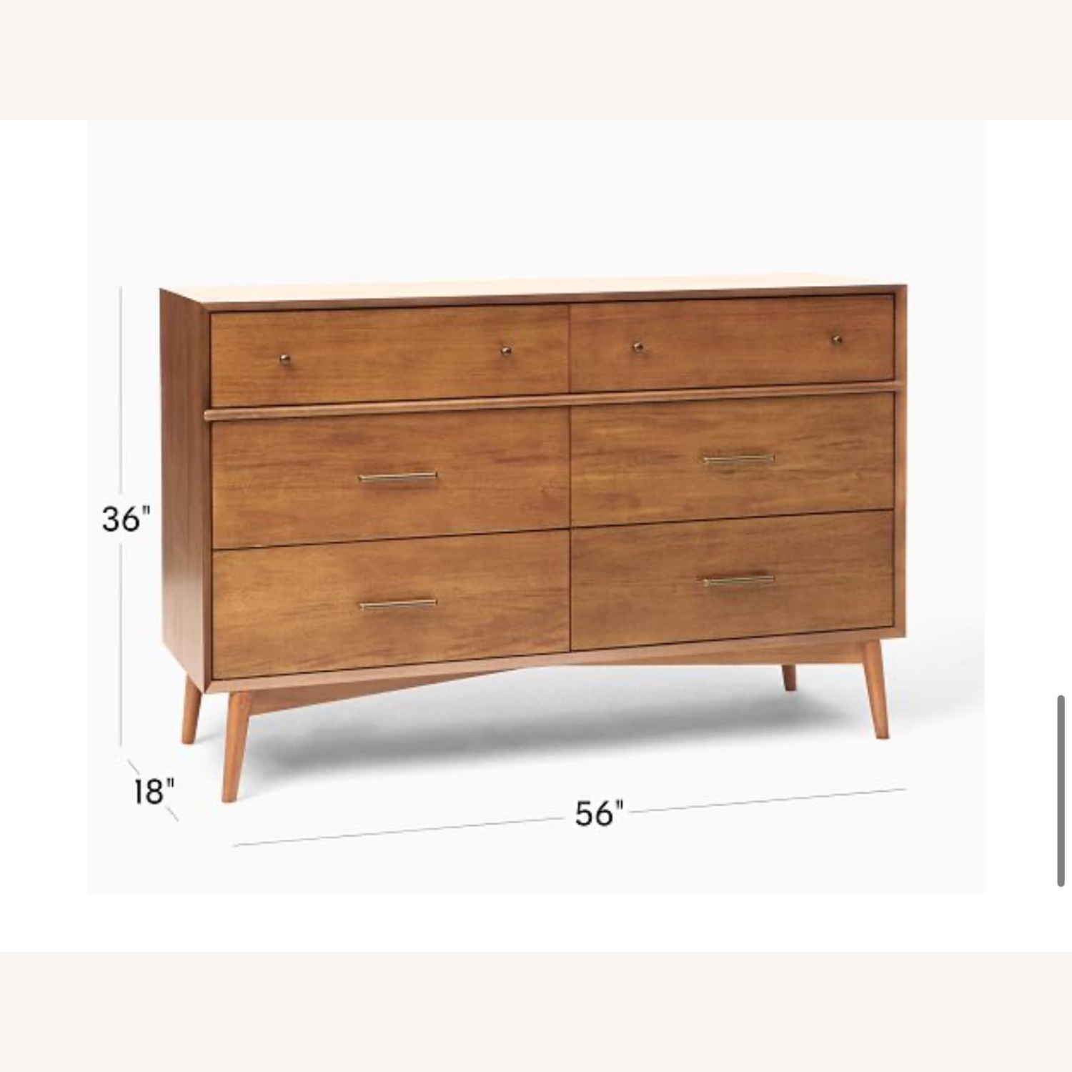 West Elm Dark Brown Dresser - image-4