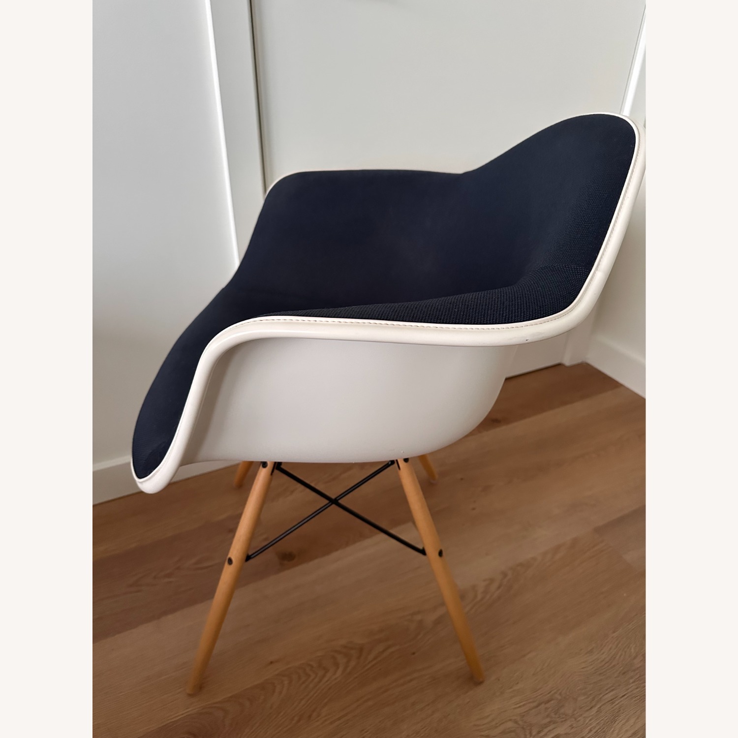 Herman Miller Eames Blue Fabric Accent Chair - image-4