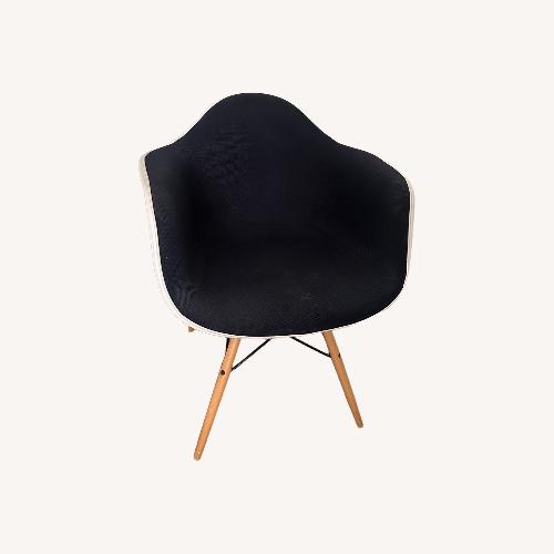 Used Herman Miller Eames Blue Fabric Accent Chair for sale on AptDeco