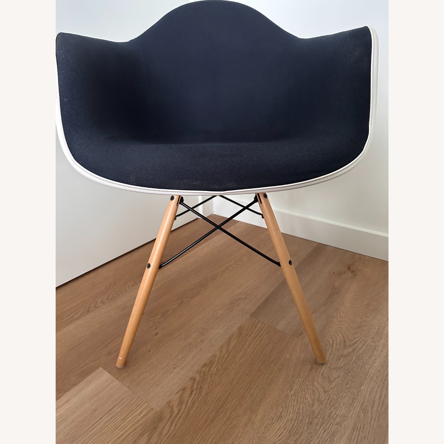Herman Miller Eames Blue Fabric Accent Chair - image-2