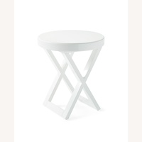 Serena & Lily White Side Table