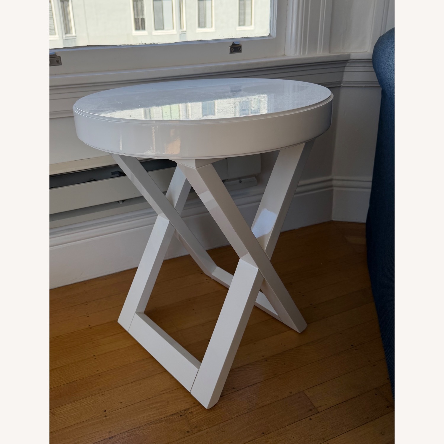 Serena & Lily White Side Table - image-1