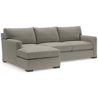Crate & Barrel Axis II Sofa Blue Perf Fabric