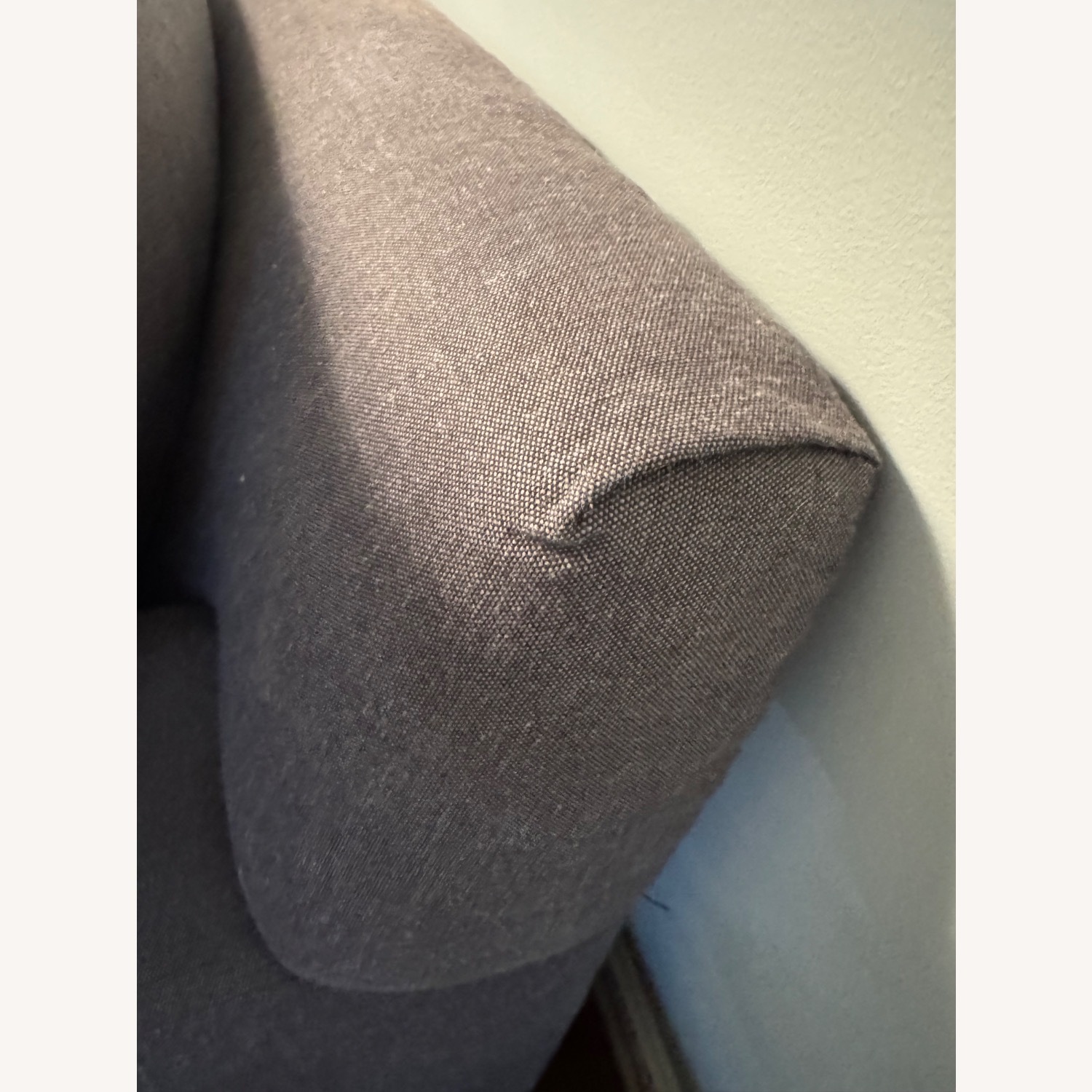 Crate & Barrel Axis II Sofa Blue Perf Fabric - image-5