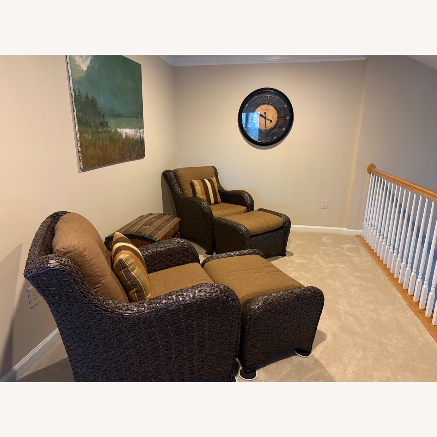 Dark Brown Rattan Patio Furniture - image-4