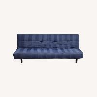 IKEA Blue Fabric Sleeper Sofa