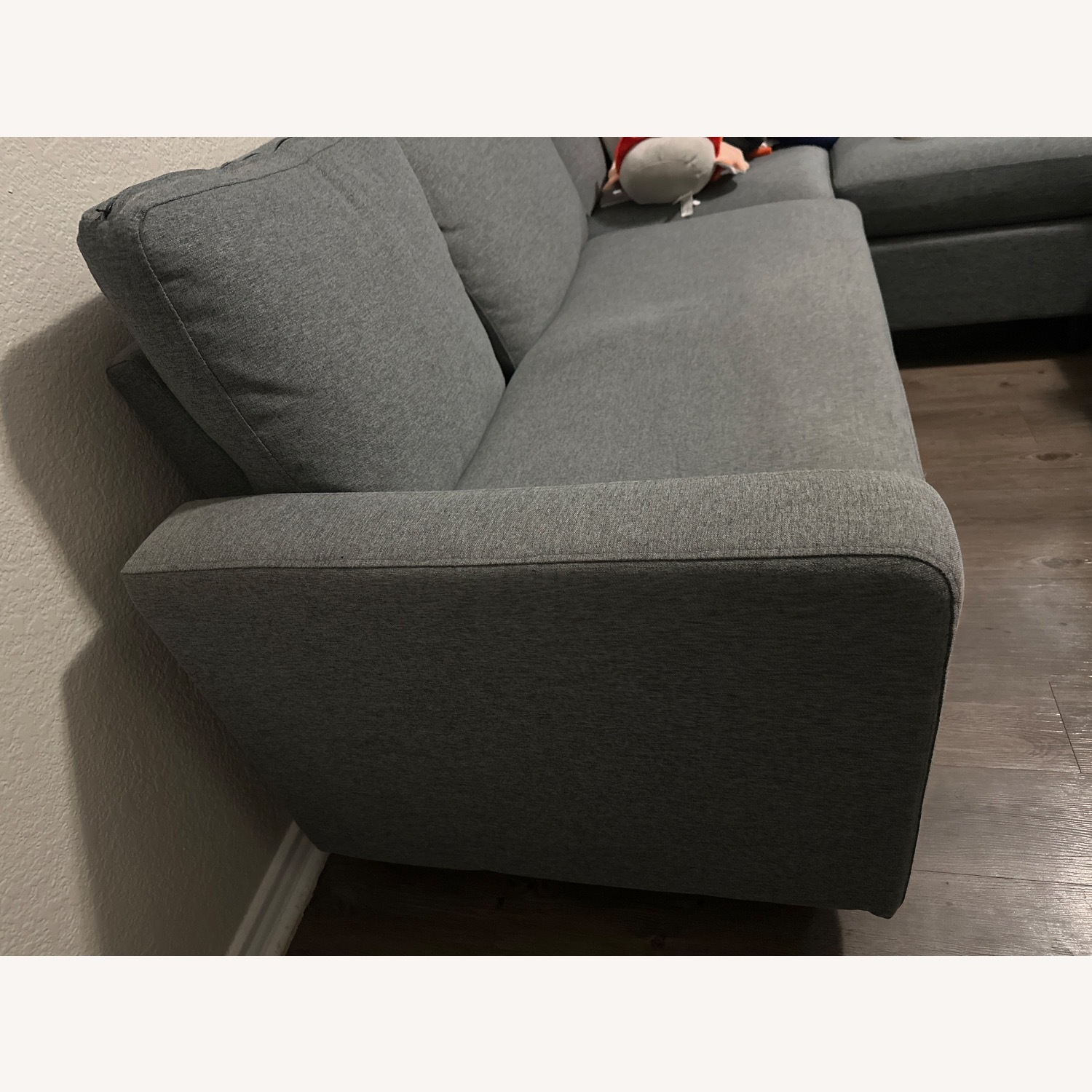 Honbay Sectional Sofa Movable Ottoman  - image-2