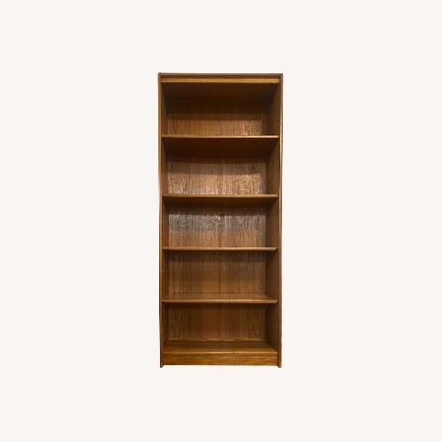 Used Light Brown Wood Bookcase for sale on AptDeco