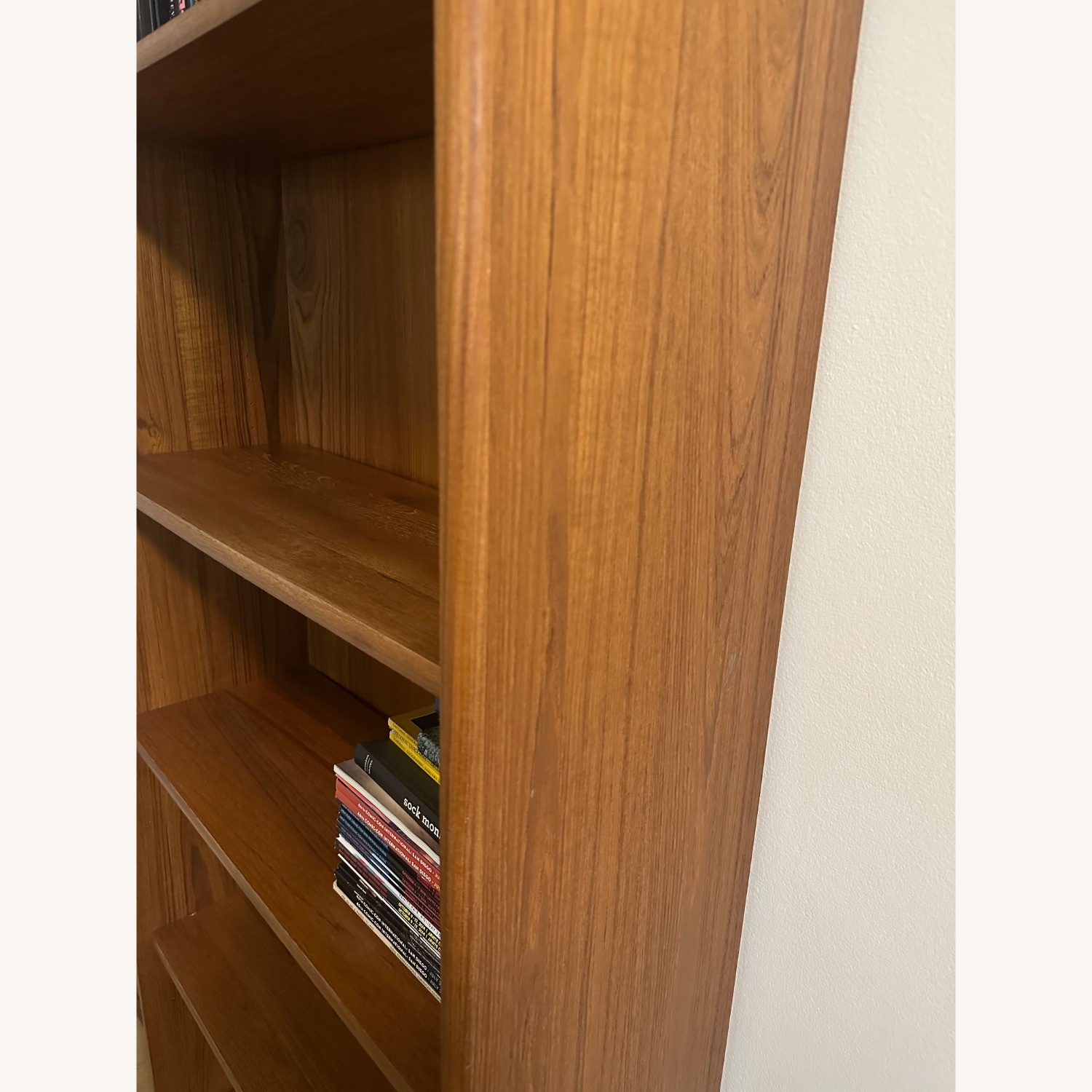 Light Brown Wood Bookcase - image-2