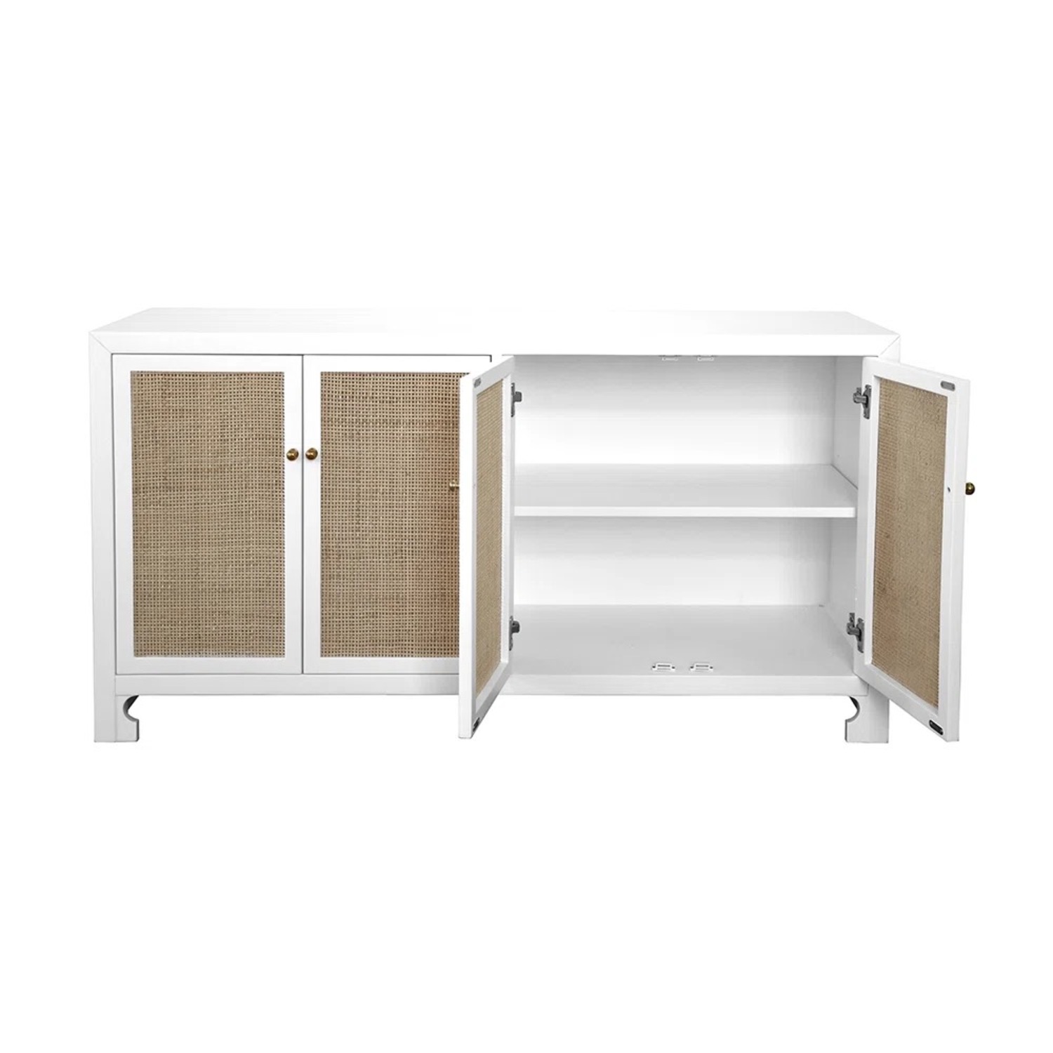 Worlds Away Sofia Cabinet - White - image-2