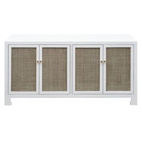 Worlds Away Sofia Cabinet - White