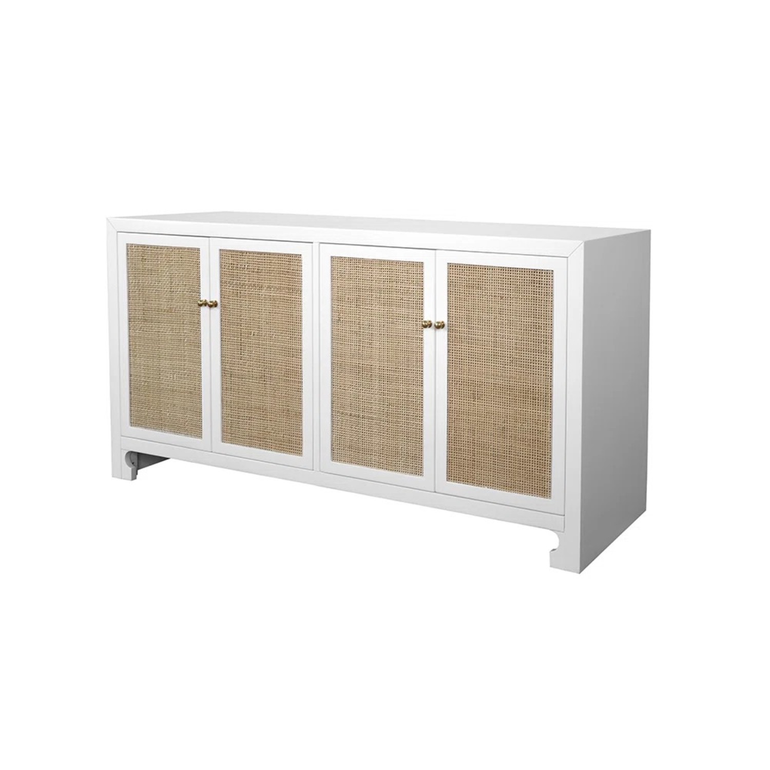 Worlds Away Sofia Cabinet - White - image-1