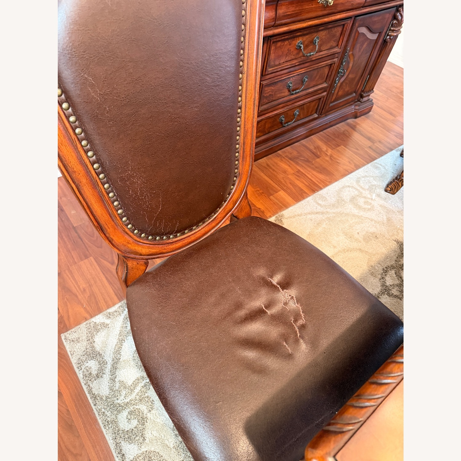 Ashley Furniture Light Brown Wood Dining Set - image-7