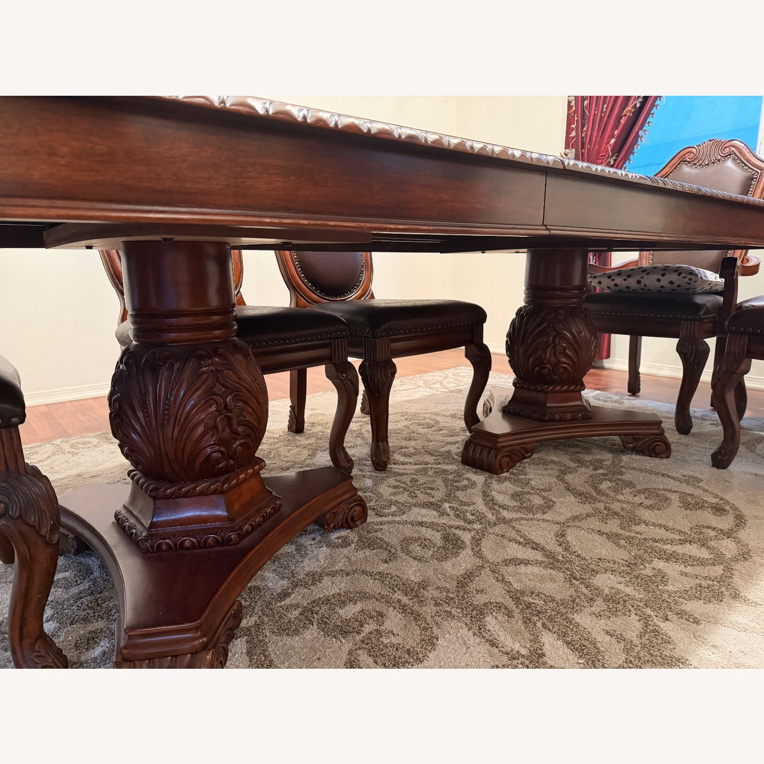 Ashley Furniture Light Brown Wood Dining Set - image-2