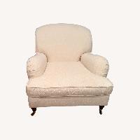 Ralph Lauren White Fabric Accent Chairs