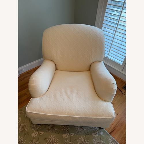 Used Ralph Lauren White Fabric Accent Chairs for sale on AptDeco