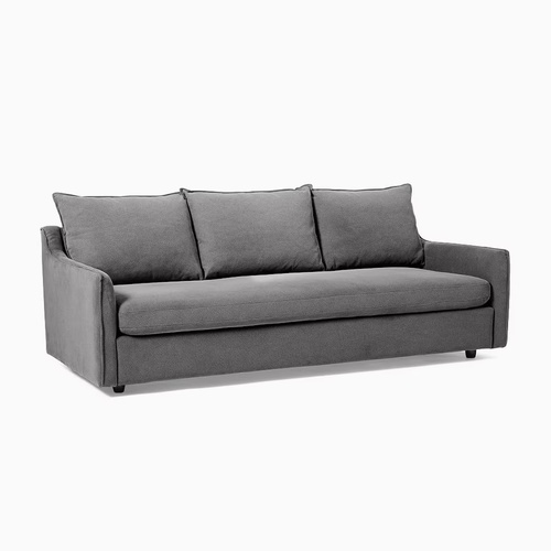 Used West Elm Easton Dark Gray Fabric 3+ Seater Sofa for sale on AptDeco