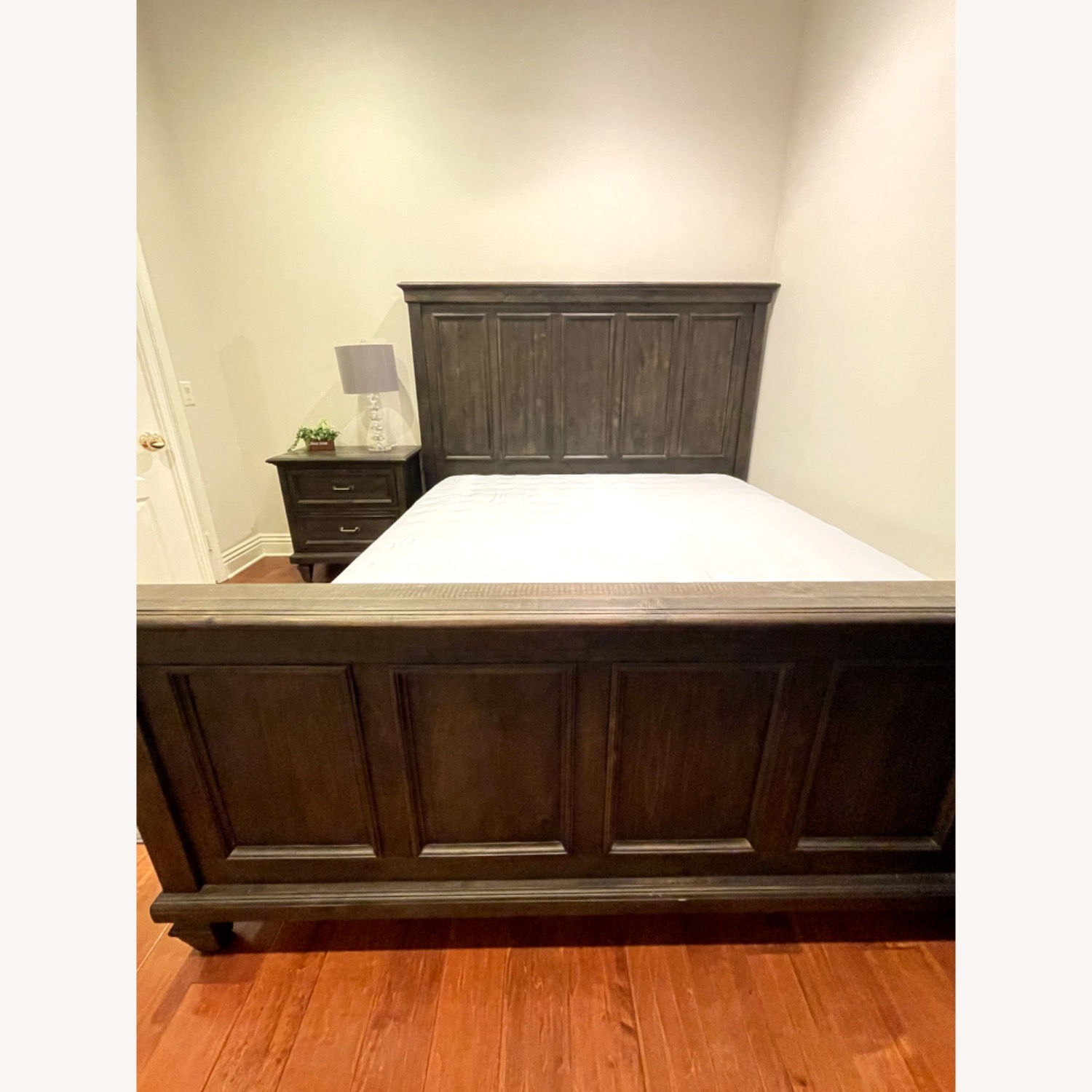 Living Spaces Black King Bed - image-1