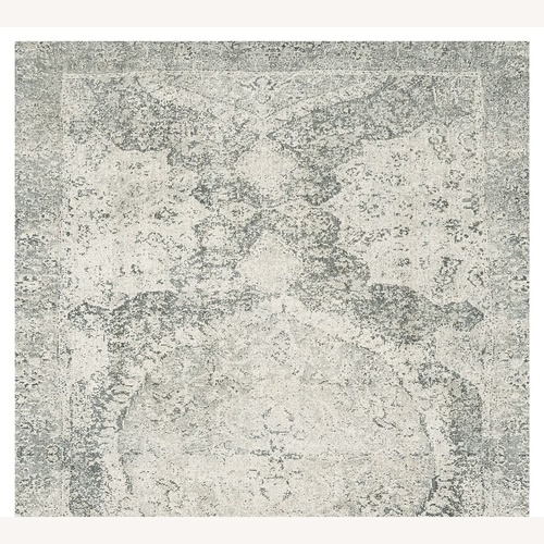 Used Pottery Barn Barrett Printed Wool Rug for sale on AptDeco